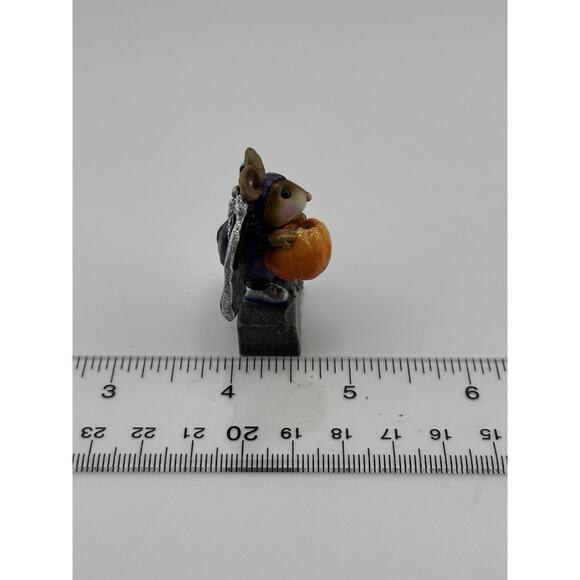 Wee Forest Folk "Is That All?" 2003 Halloween Mouse M-298a A. Petersen Retired - Picture 8 of 9